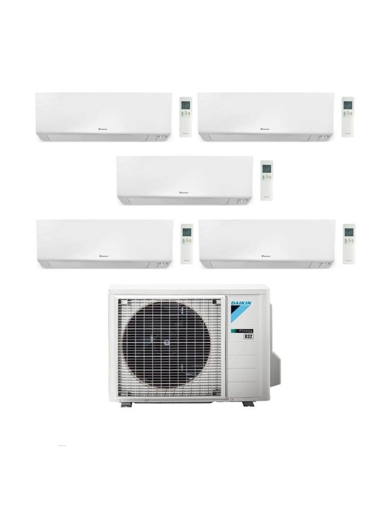 DAIKIN Climatizzatore Penta Split Bluevolution serie FTXM-R PERFERA  9+9+12+12+12 con 5MXM90A R-32 Wi-Fi Integrato