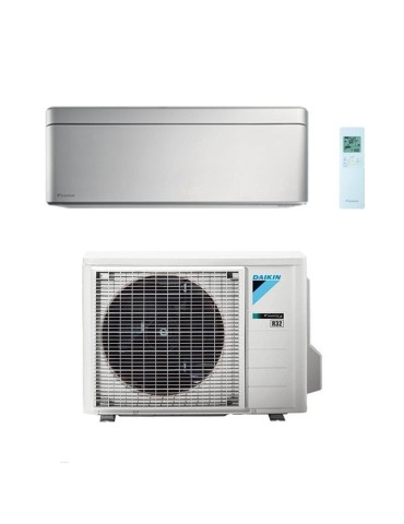 Daikin Climatizzatore Monosplit Bluevolution Stylish FTXA-BS / RXT-A9 Silver R-32 Wi-Fi Classe A+++