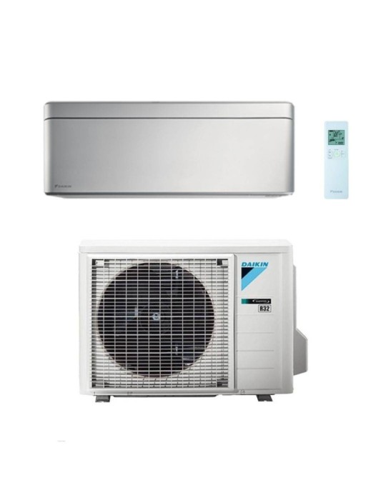 Daikin Climatizzatore Monosplit Bluevolution Stylish FTXA-BS / RXT-A9 Silver R-32 Wi-Fi Classe A+++