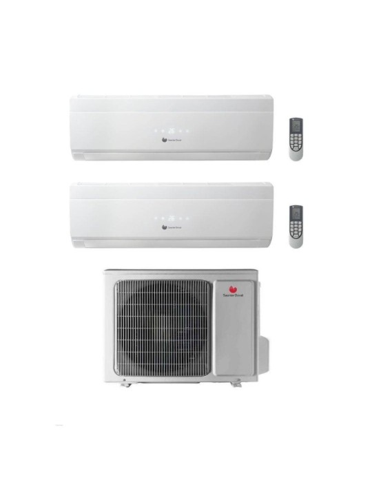 Hermann Saunier Duval Climatizzatore Dual Split Vivair Uni Comfort 9+12 BTU con 19-040 MC2NO R-32 Classe A++