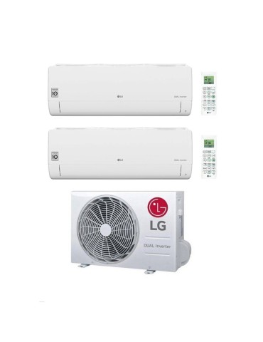 LG Climatizzatore DualSplit Libero Smart 9+9 con MU3R21.U23 Inverter R-32 Wi-Fi Classe A++