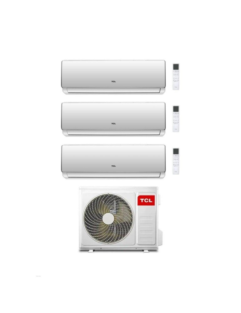 TCL Climatizzatore Inverter Trial Split Elite F2 serie SN F2S0 9+9+18 con MT2730 Wi-Fi R-32 Classe A++