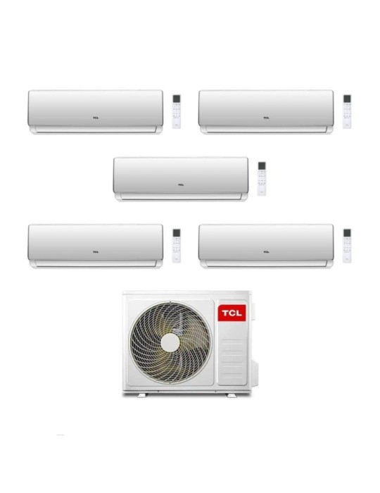 TCL Climatizzatore Inverter Penta Split Elite F2 serie SN F2S0 9+9+12+12+18 con MT4250 Wi-Fi R-32 Classe A++