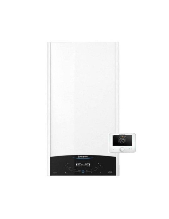 Ariston Caldaia a Condensazione Genus One+ Net 35 kW Metano/Gpl Wi-Fi Completa Di Kit Fumi Classe A+