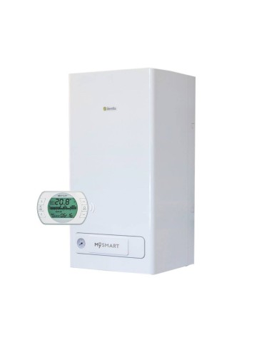 Beretta Caldaia A Condensazione MySmart 28 C.S.I. Metano/Gpl Completa Di Kit Scarico Fumi Classe A+