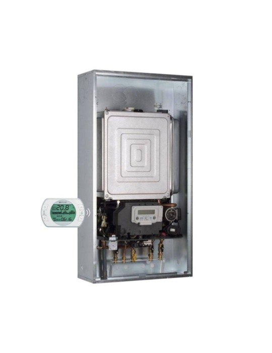Beretta Caldaia A Condensazione Meteo Green E 25 C.S.I. Box External Metano/Gpl Completa Di Kit Scarico Fumi Class