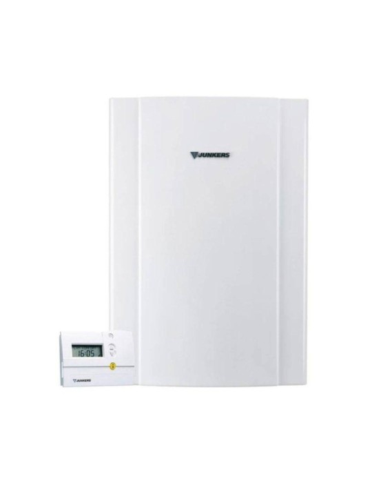 Bosch Caldaia a Condensazione Junkers Cerapur Balcony 24 kW ZWB 24-1 EB Metano/Gpl Con Kit Scarico Fumi