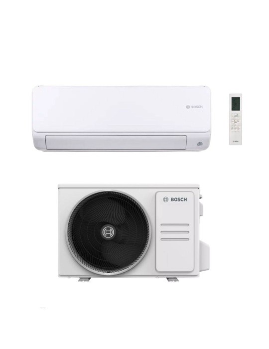 Bosch Climatizzatore Monosplit Climate 6000i CL6000iU W26E da 9000 btu R-32 Inverter Wi-Fi Incluso Classe A+++