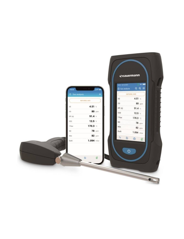 Sauermann Analizzatore di Combustione Si-CA 130 per Generatori Residenziali e Commerciali