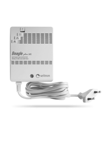 Seitron Rilevatore di Fughe di Gas CO Beagle ad Accumulo con Cavo Spina RGDCK5MP1S