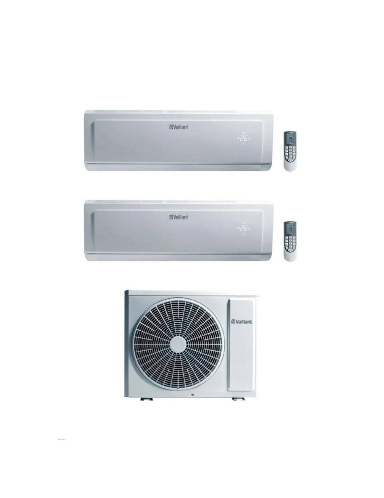 Vaillant Climatizzatore Dualsplit Climavair Plus VAI 8 9+9 con VAF8-050W2NO Inverter R-32 Wi-Fi Optional Classe A++