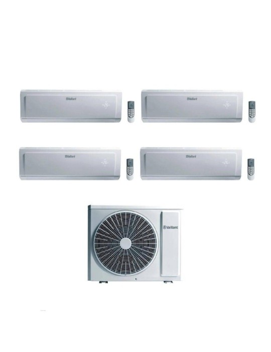 Vaillant Climatizzatore Quadrisplit Climavair Plus VAI 8 7+7+9+9 con VAF8-080W4NO Inverter R-32 Wi-Fi Optional Classe A++