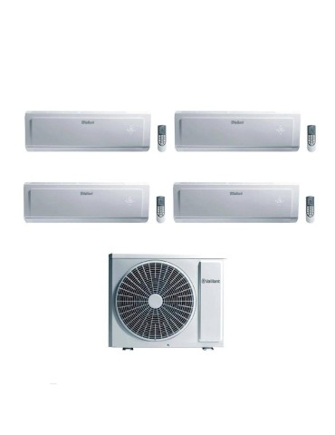 Vaillant Climatizzatore Quadrisplit Climavair Plus VAI 8 7+7+9+12 con VAF8-080W4NO Inverter R-32 Wi-Fi Optional Classe A++