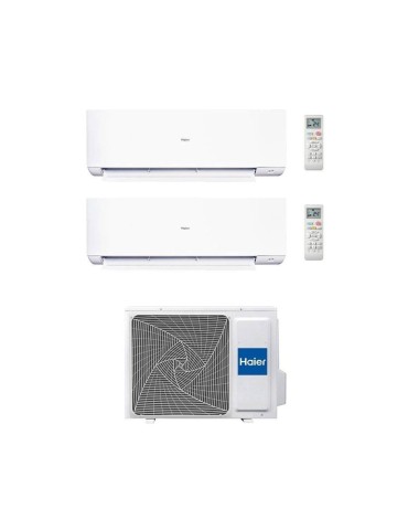 Haier Climatizzatore Dual Split Revive 9+9 con 2U40MEFFRA Inverter R-32 Wi-Fi Classe A++/A+