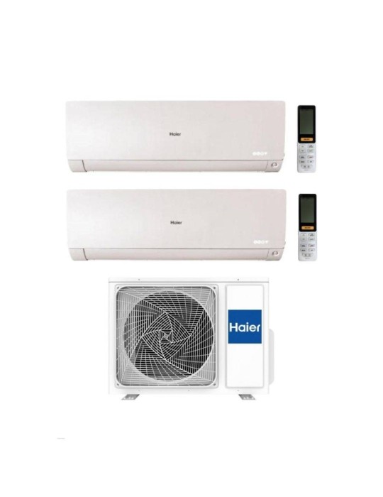 Haier Climatizzatore Dual Split Flexis Plus White 7+9 Con 2U40S2SM1FA Inverter Wi-Fi Classe A++