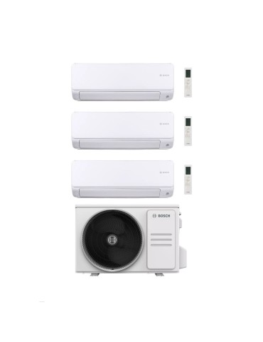 Bosch Climatizzatore Trial Split Climate 6000i 9+9+9 con 5000M 62/3 E Inverter R 32 Wi-Fi Optional Classe A++