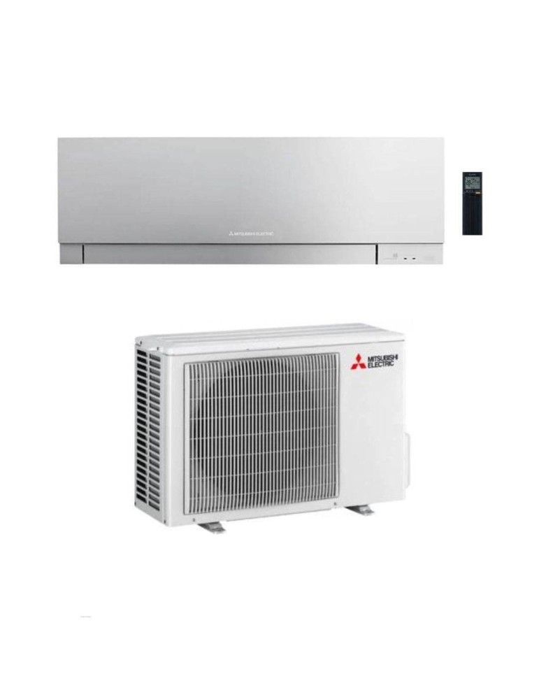 Mitsubishi Climatizzatore Monosplit Linea Kirigamine Zen MSZ-EF 12000 btu MSZ-EF35VGKS Silver Inverter R-32 Wi-Fi Classe A+++