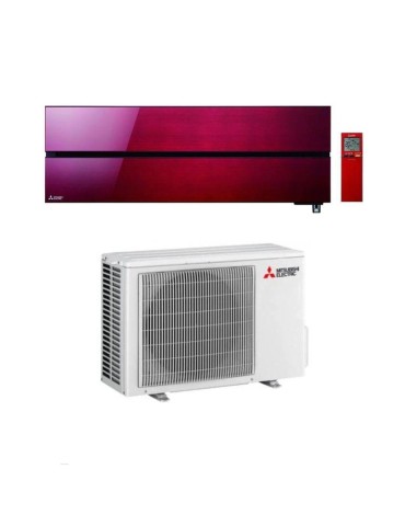 Mitsubishi Climatizzatore Monosplit Kirigamine Style MSZ-LN 12000 btu MSZ-LN35VG2R Ruby Red Inverter R-32 Wi-Fi Classe A
