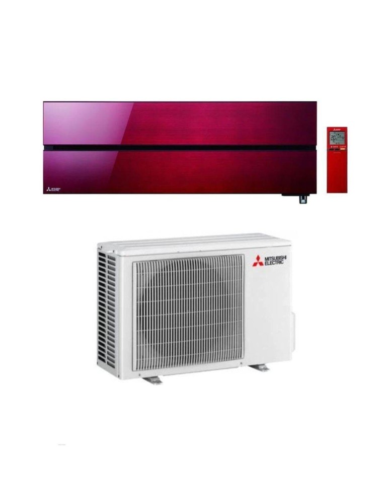 Mitsubishi Climatizzatore Monosplit Kirigamine Style MSZ-LN 18000 btu MSZ-LN50VG2R Ruby Red Inverter R-32 Wi-Fi Classe A