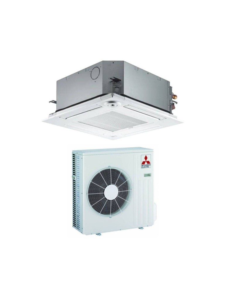 Mitsubishi Climatizzatore Monosplit a Cassetta 60x60 SLZ-M25FA2 9000 btu Inverter R-32 Wi-Fi Optional Classe A++