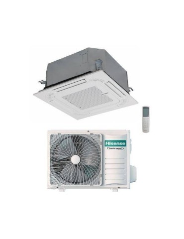 Hisense Climatizzatore Monosplit a Cassetta 4 vie 18000 btu ACT52UR4RCC8 Inverter R-32 Classe A++