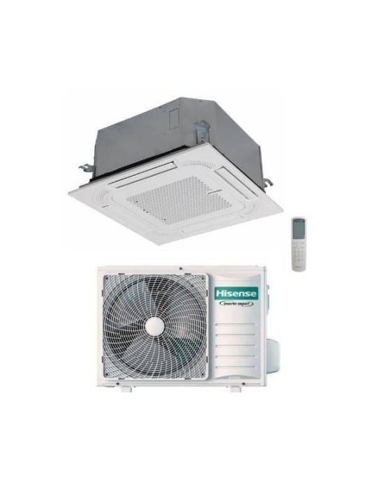 Hisense Climatizzatore Monosplit a Cassetta 4 vie 18000 btu ACT52UR4RCC8 Inverter R-32 Classe A++