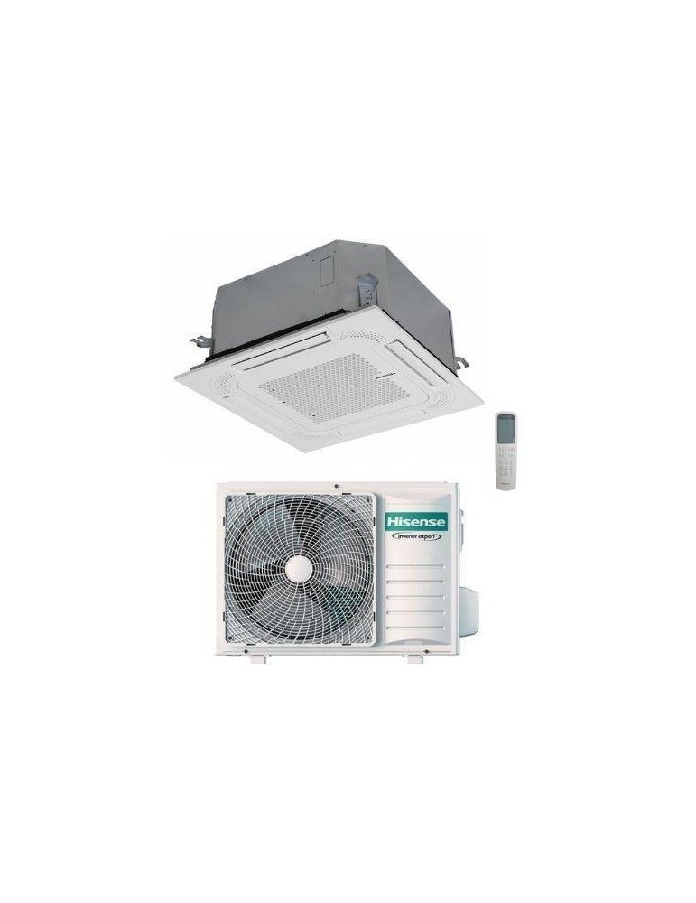 Hisense Climatizzatore Monosplit a Cassetta 4 vie 12000 btu ACT35UR4RCC8 Inverter R-32 Classe A++