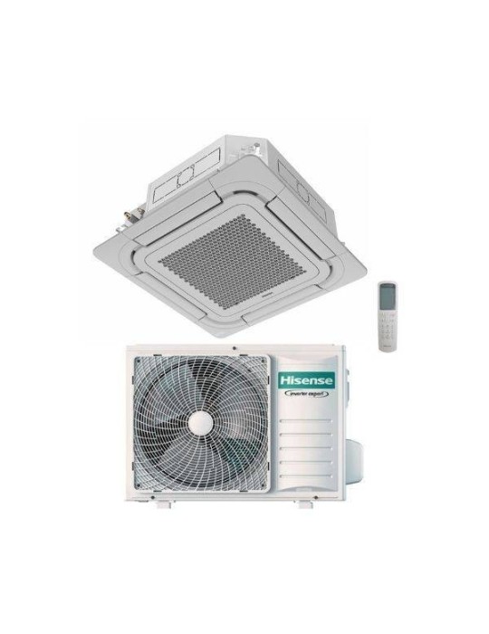 Hisense Cassetta Inverter Da 42000 Trifase Btu AUC125UR4RKC8 Con Gas R32 Inverter R-32 Classe A++ Griglia inclusa
