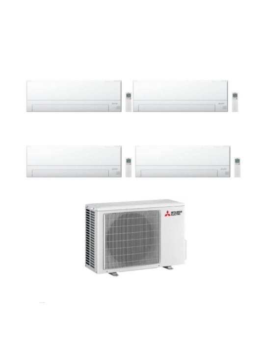 Mitsubishi Climatizzatore Quadri Split MSZ-BT VGK 9+9+9+9 con MXZ-4F80VF Inverter R-32 Wi-Fi Classe A++