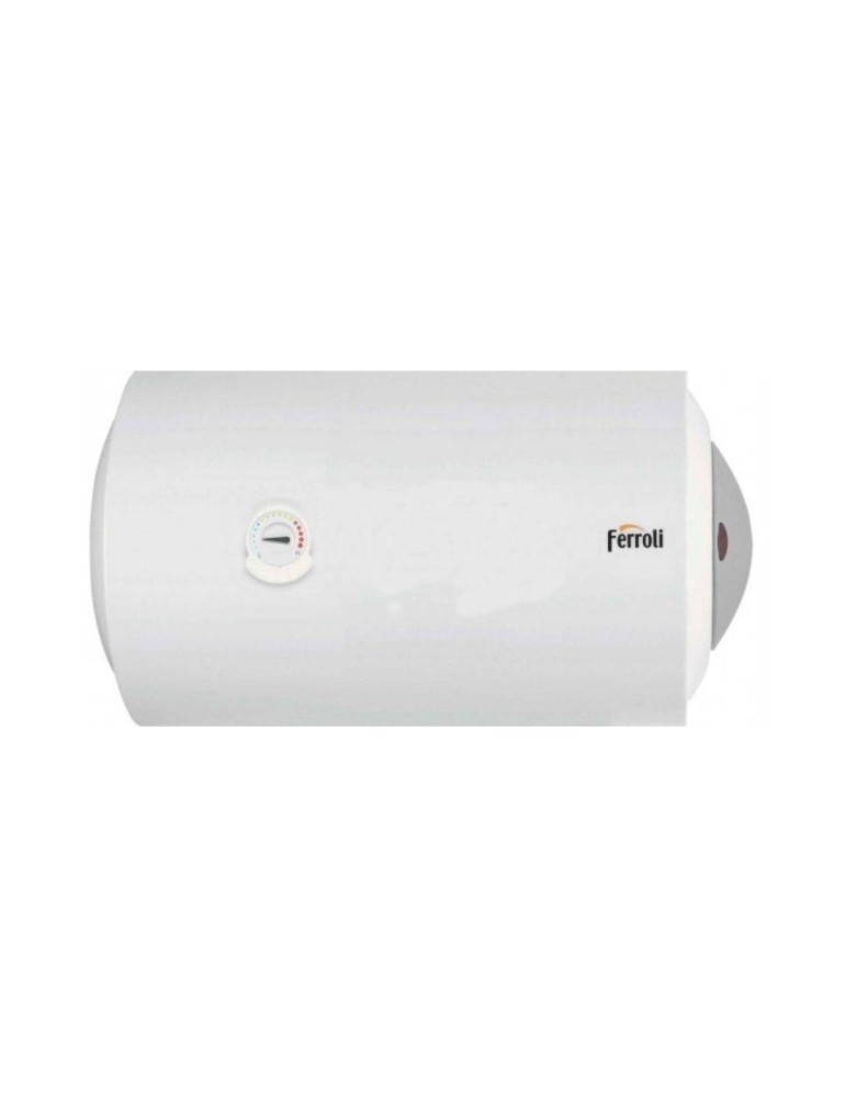 Ferroli Scaldabagno Elettrico Titano 100 HO BF Orizzontale Attacco Destro