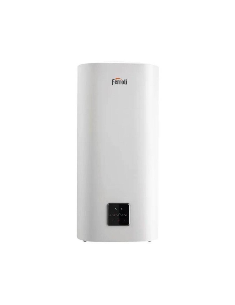 Ferroli Scaldabagno Elettrico Titano Twin 50 L Verticale/Orizzontale Doppio Serbatoio Wi-Fi