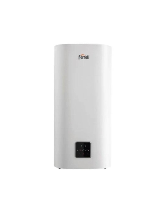 Ferroli Scaldabagno Elettrico Titano Twin 80 L Verticale/Orizzontale Doppio Serbatoio Wi-Fi