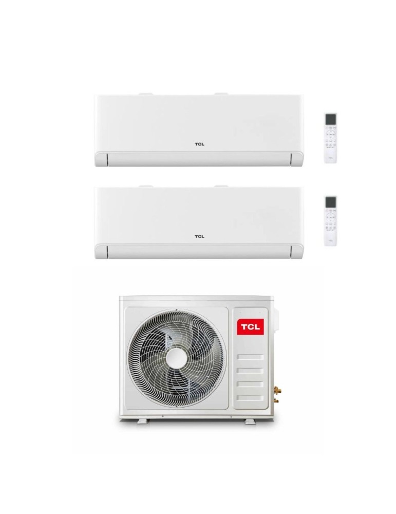 TCL Climatizzatore Dual split Inverter BreezeIN P5 serie SN 12+18 P5S0 con MT2730 Wi-Fi R-32 Classe A++