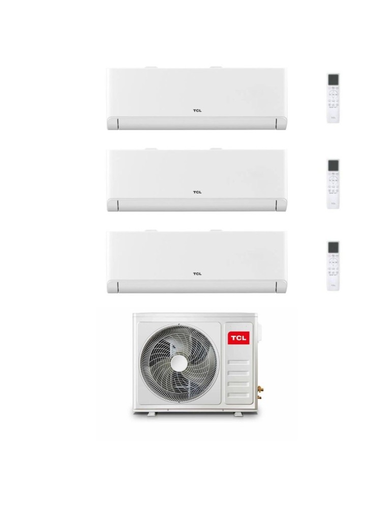 TCL Climatizzatore Trial split Inverter BreezeIN P5 serie SN 12+18+18 P5S0 con MT4250 Wi-Fi R-32 Classe A++