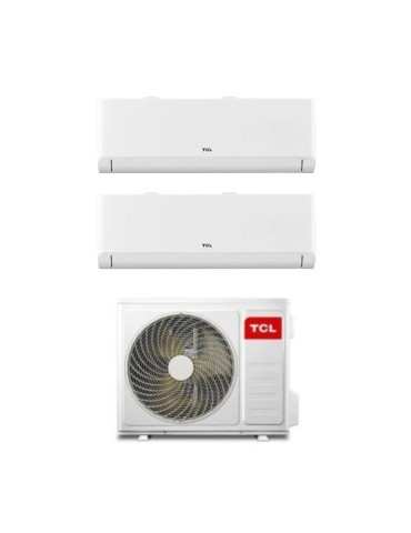 TCL Climatizzatore Dual split Inverter BreezeIN P5 serie SN09P5 9+9 con MT2730 Wi-Fi R-32 Classe A++