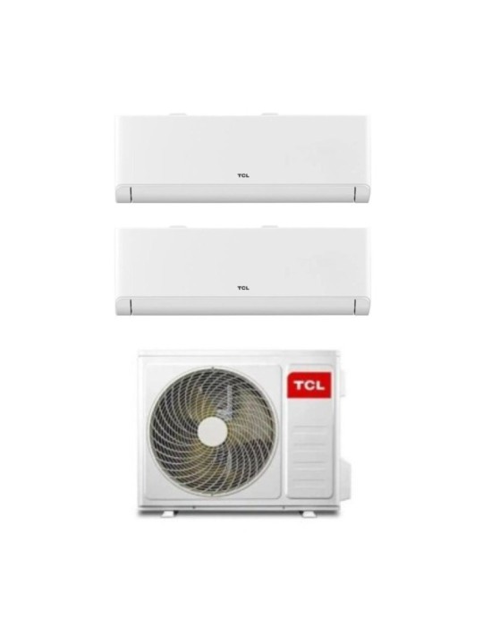 TCL Climatizzatore Dual split Inverter BreezeIN P5 serie SN09P5 9+9 con MT2730 Wi-Fi R-32 Classe A++