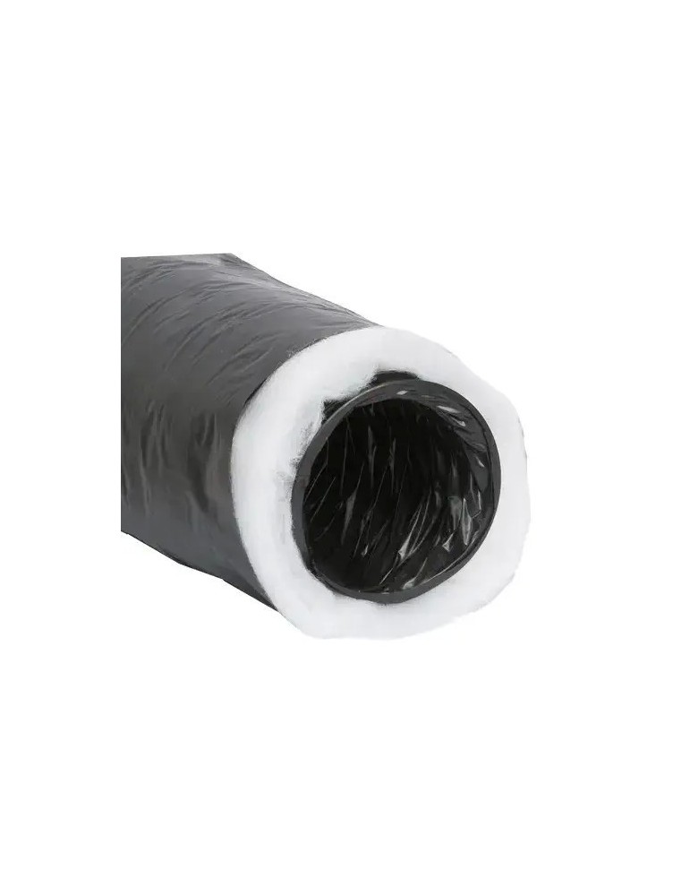 GV CLIM Tubo Flessibile Isolato PVC Nero AF 546 Ø 152 mm - 10 Metri