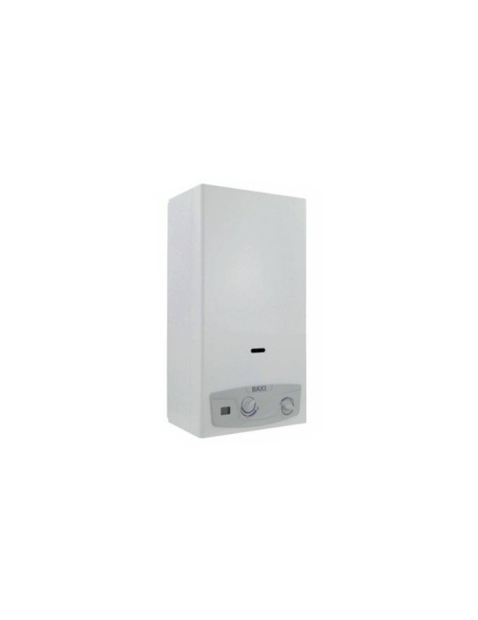 Baxi Scaldabagno a Gas a Camera Aperta Acquaprojet Blue 14i GPL 14 Litri Lo NOx