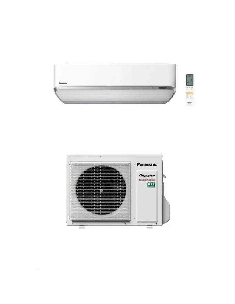 Panasonic Climatizzatore Monosplit Heatcharge VZ 12000 btu R-32 CU-VZ12SKE Inverter Wi-Fi Optional Classe A++