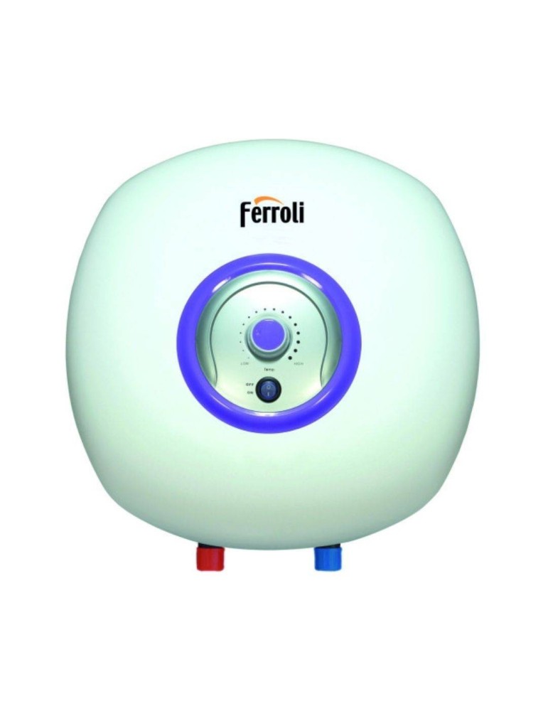 Ferroli Scaldabagno Elettrico Bravo Sopralavello 10/2 10 Litri 2 Anni di Garanzia