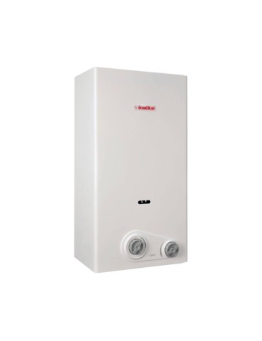 Fondital Scaldabagno a Gas a Camera Aperta Lipari Pro TN 11 Litri GPL Low NOx Classe A