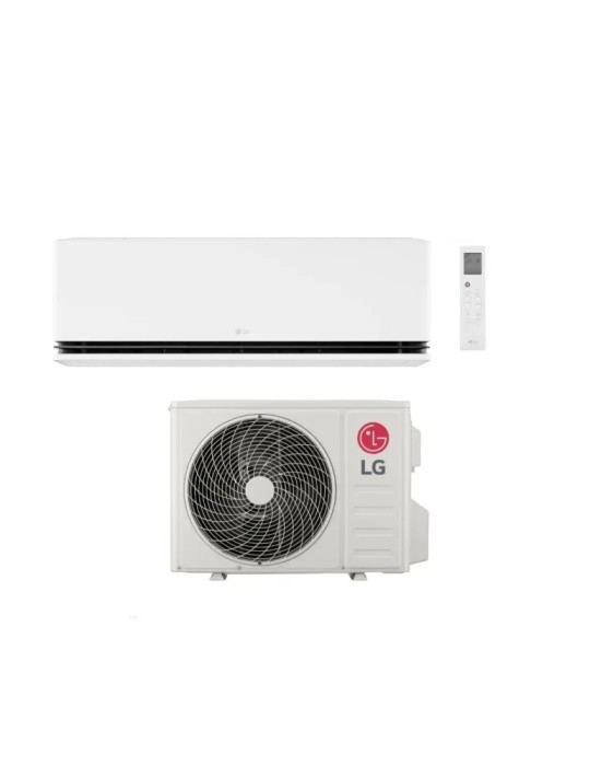 LG Climatizzatore Monosplit Dualcool Premium 12000 BTU H12S1P.NS1 + H12S1P.U18 R-32 Wi-Fi Integrato Classe A+++