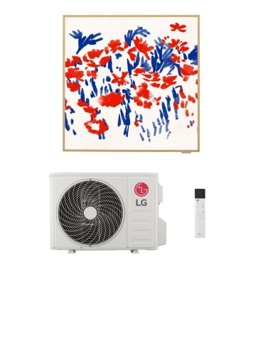 LG Climatizzatore Monosplit Artcool Gallery Photo 9000 BTUA09GA1.NSE+A09GA1.U18 R-32 Wi-Fi Integrato Classe A++