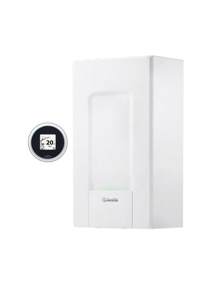 Beretta Caldaia A Condensazione Mynute X C P Metano/Gpl Completa Di Kit Scarico Fumi + Cronotermostato Riello JoRi