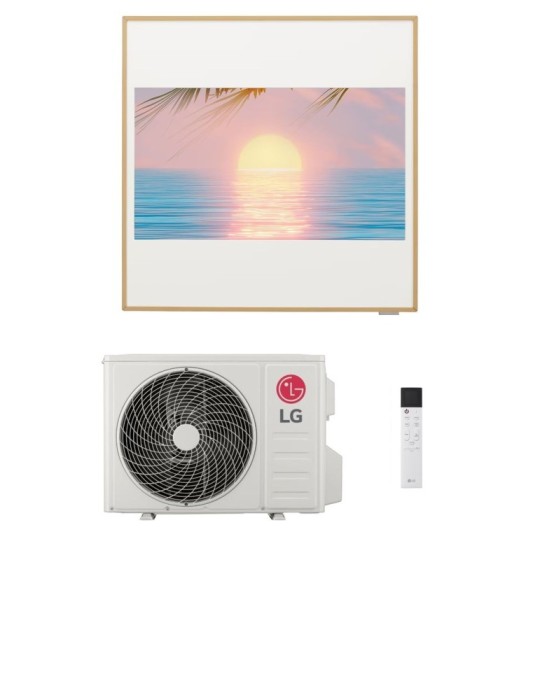 LG Climatizzatore Monosplit Artcool Gallery LCD 12000  A12GA2.NSE+A12GA2.U18 R-32 Wi-Fi Integrato Classe A++