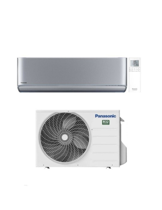 Panasonic Climatizzatore Monosplit Etherea Silver 9000 Btu CS-XZ25ZKEW Colore Argento Inverter R-32 Wi-Fi Classe A+++