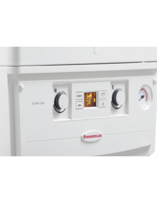 Immergas Caldaia a Condensazione Victrix EXA 24 Metano con Kit Scarico Fumi Dettaglio Pannello