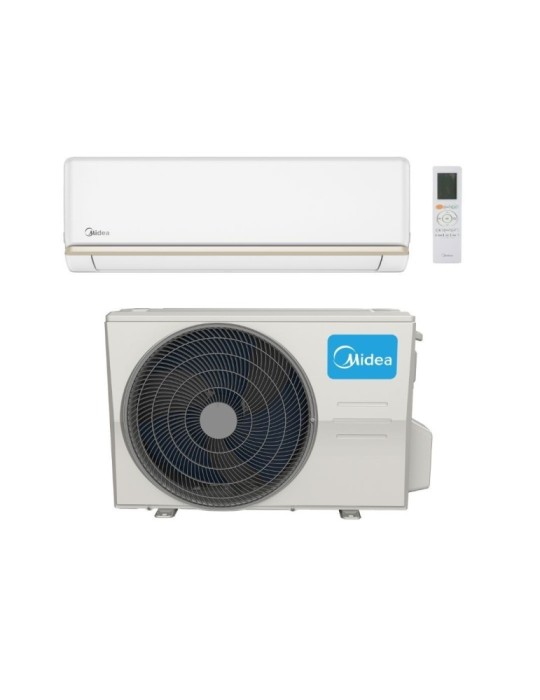Midea Climatizzatore Monosplit Inverter serie Flexi 12000 btu MSAGBU-12HRFN8-QRD1GW Wi-Fi optional R-32 Classe A++