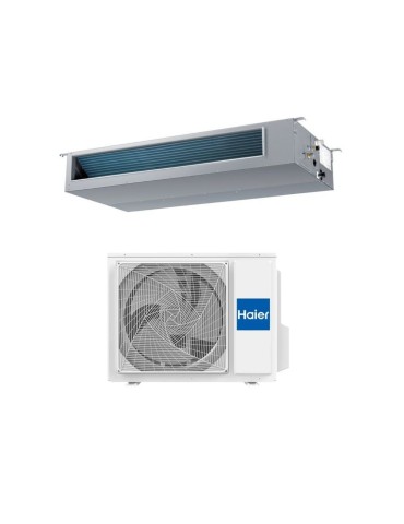 Haier Climatizzatore Monosplit Canalizzato MP 150 PA 48000 Btu AD160S2SM3FA R32 A++ Wi-Fi Opt. Media Pressio
