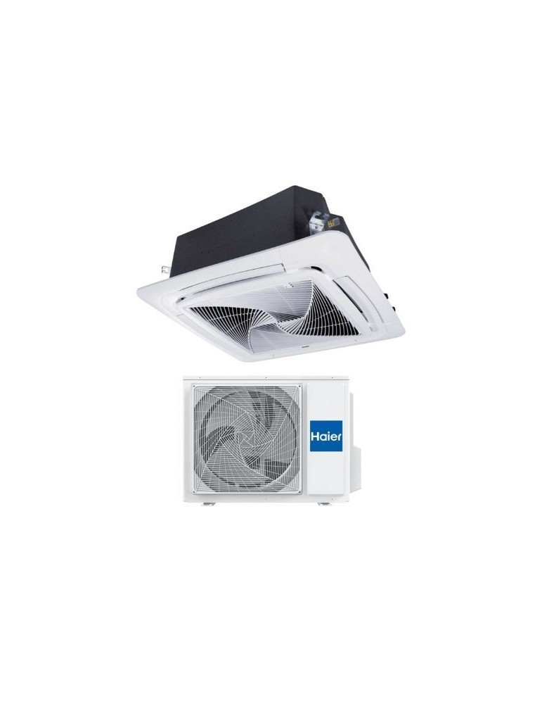 Haier Climatizzatore Monosplit A Cassetta A 4 Vie Round Flow 36000 Btu Trifase ABH105H1ERG(H) Wi-Fi optional R-32